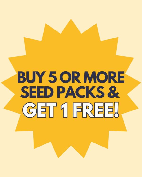 Buy 5 seeds, get 1 free offer.