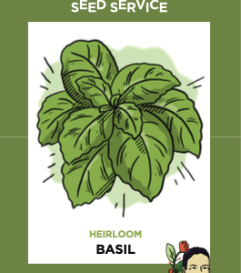 Grow It Local: Heirloom basil seeds featuring Mel Lagozzo.